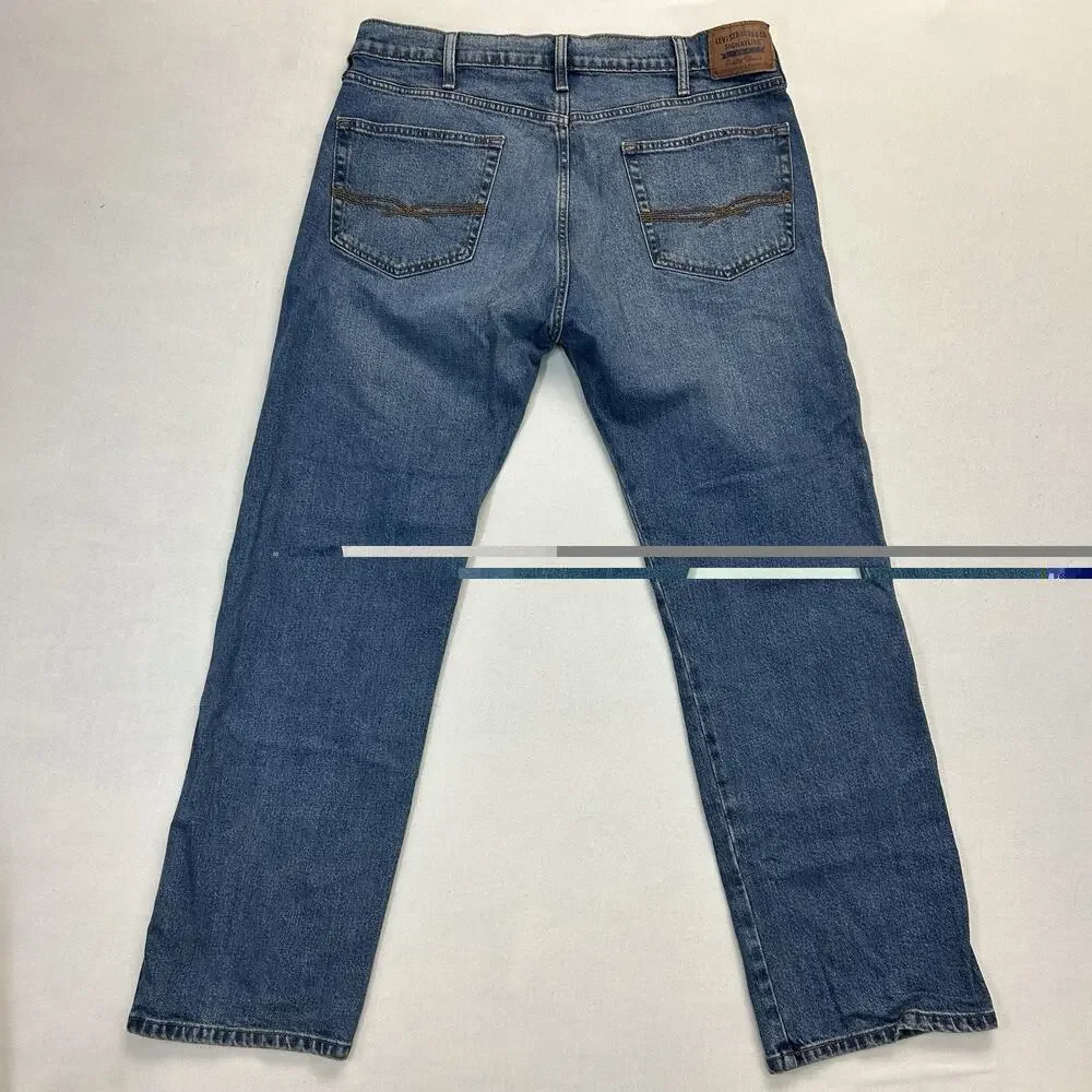 Levi Strauss Signature Gold Jeans Men’s 36x32 Classic Cowboy Western Blue Denim